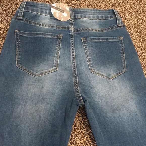 Stevie Hender High Waisted 5 Button Skinny Jeans - Picture 6 of 8